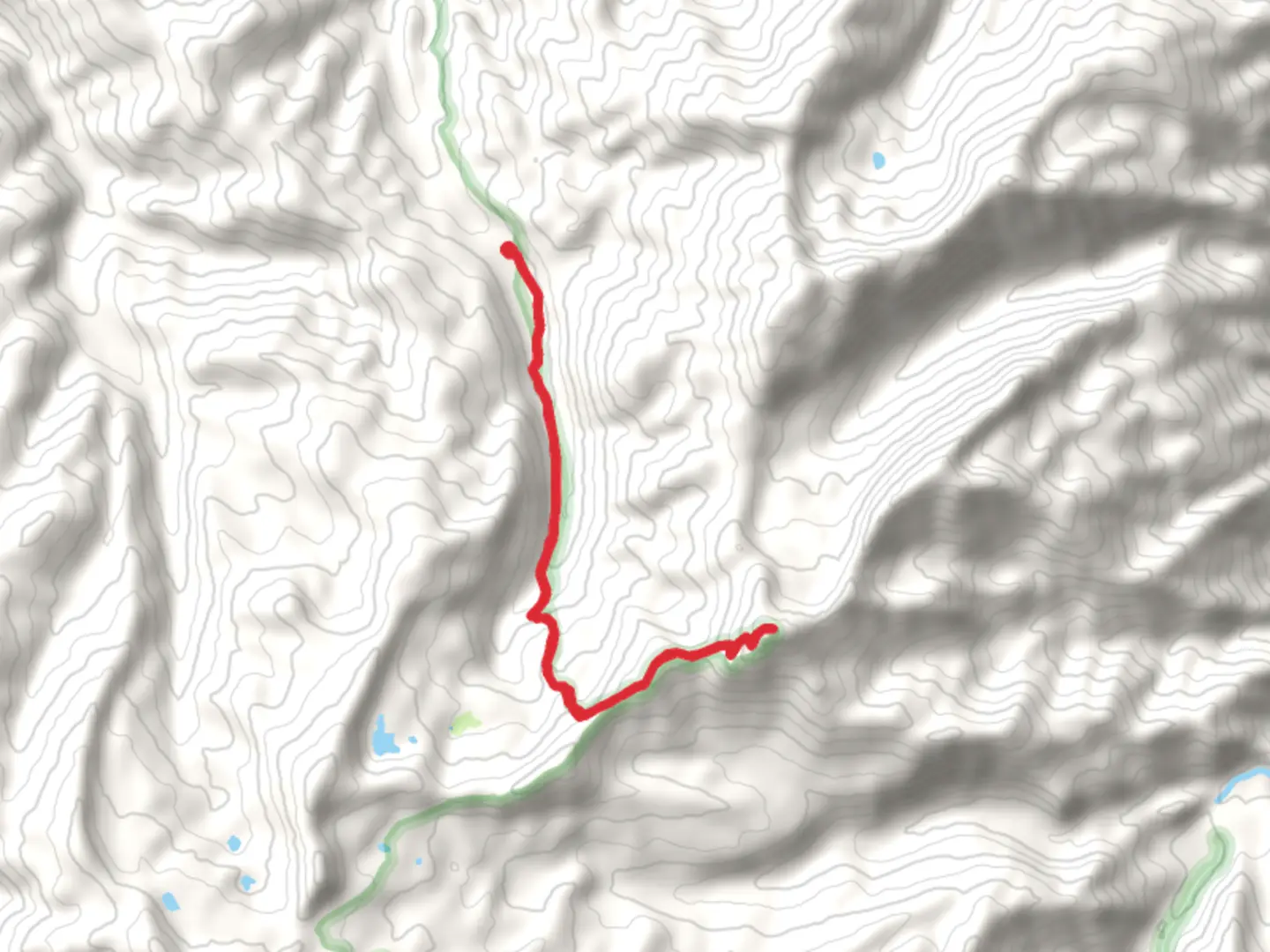 An image depicting the trail Lookout Mountain and Rough Creek and its surrounding area.