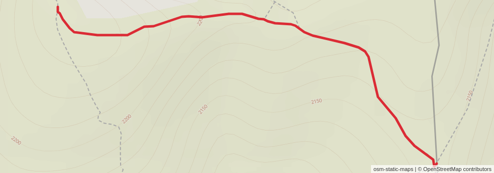 Via Dinarica Kosovo spur 3 Map