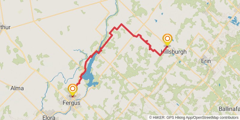Grand Valley Trail stage 2 Map