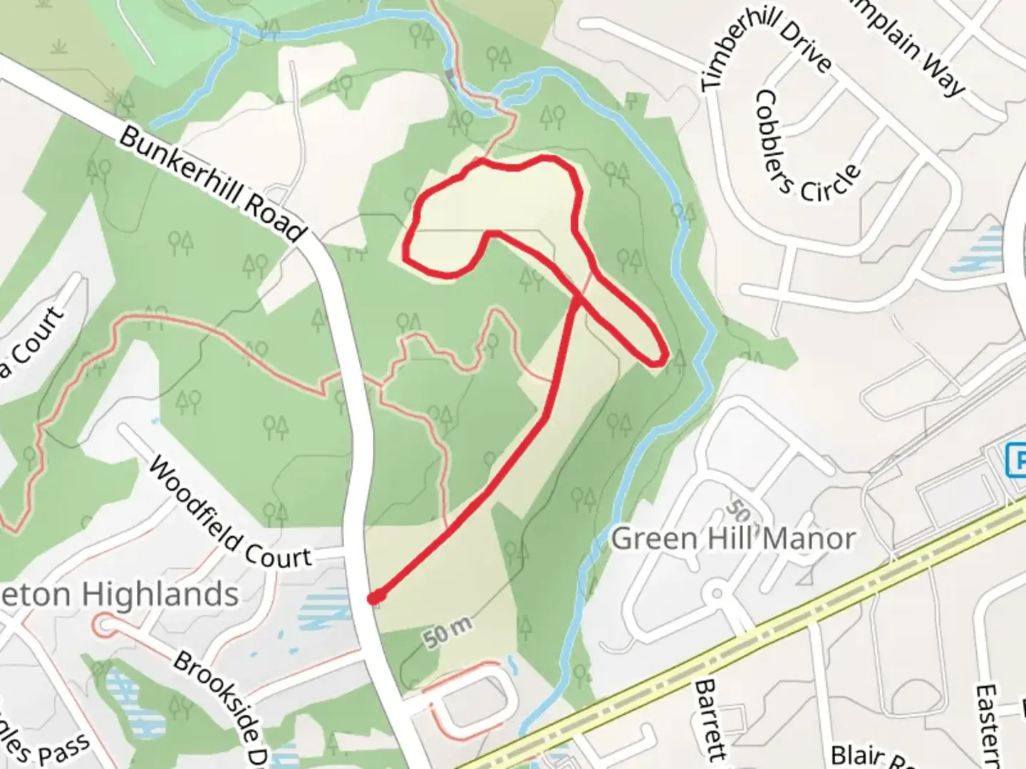 An image depicting the trail Yellow Loop Trail and its surrounding area.