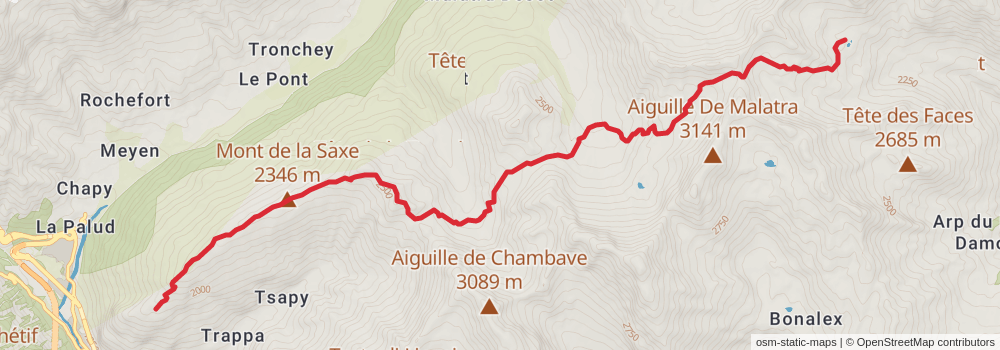 Sentiero Italia - Alps Section stage 138 Map