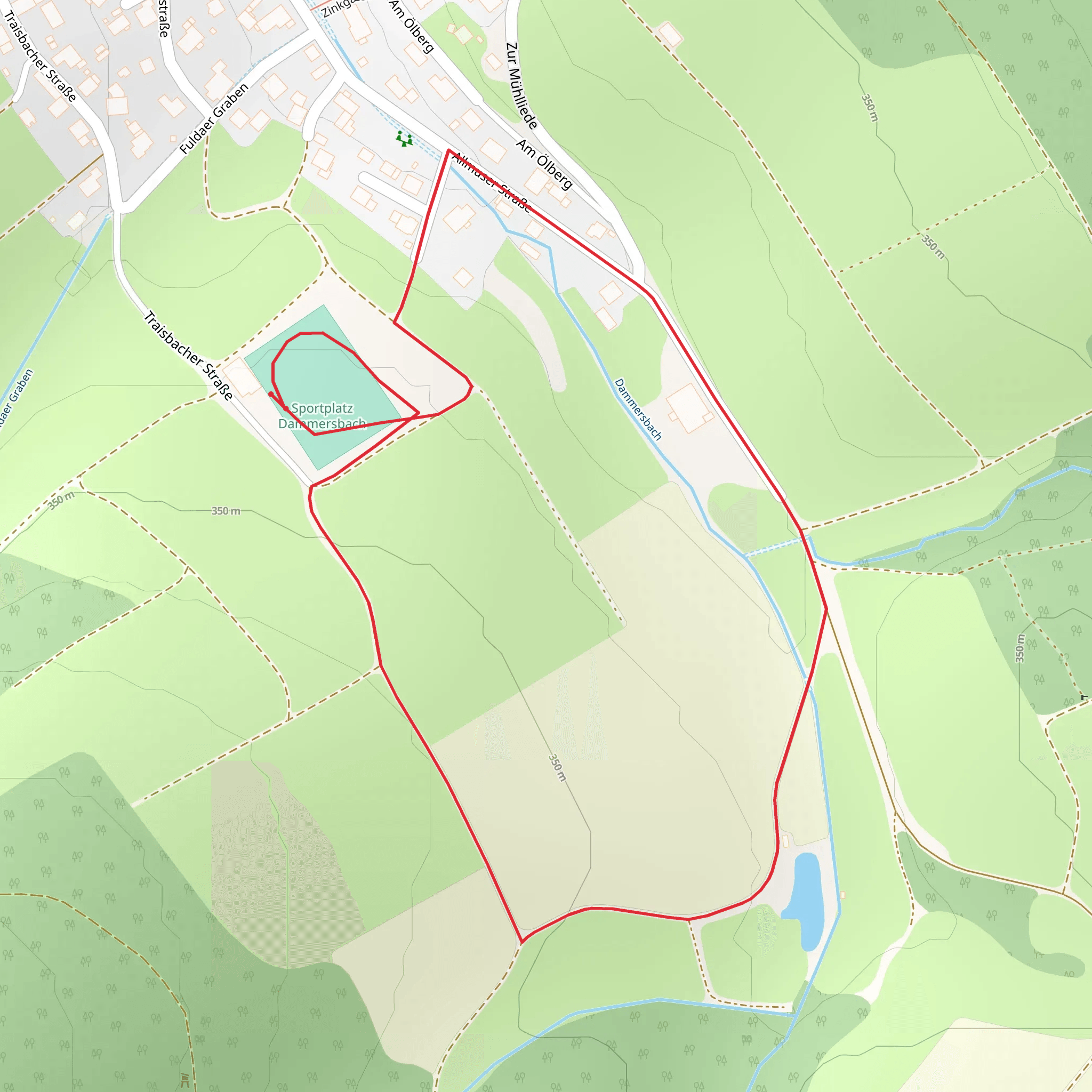 Fulda Huenfeld Loop mobile static map