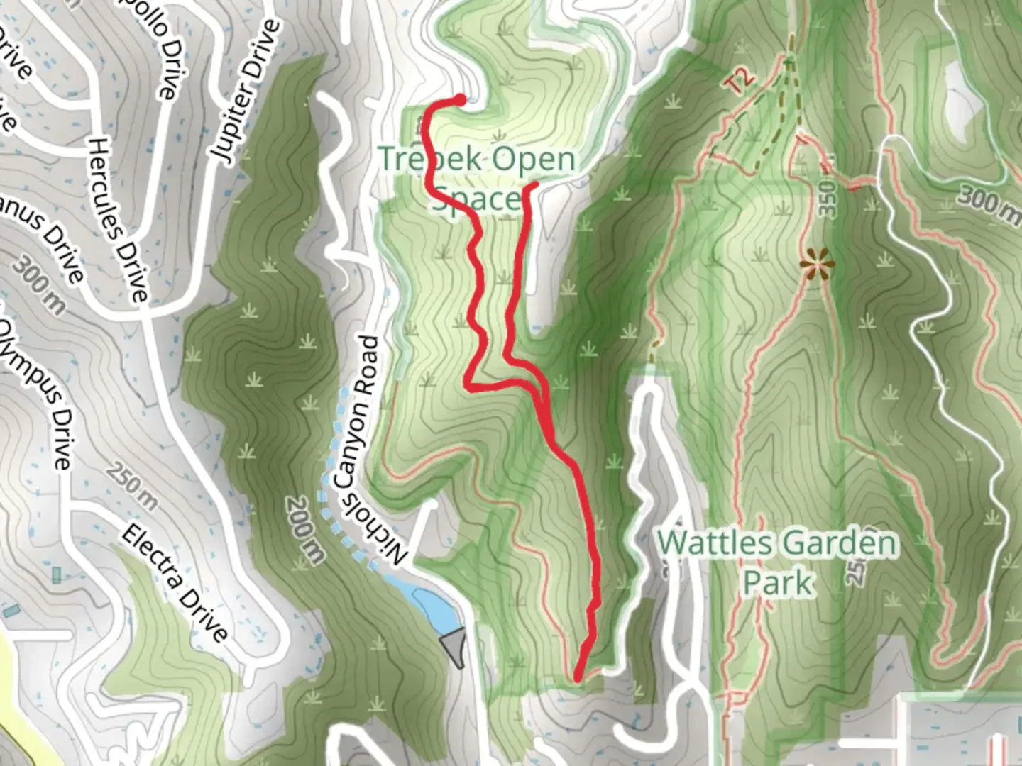 An image depicting the trail Bantam and Morillo Trail and its surrounding area.