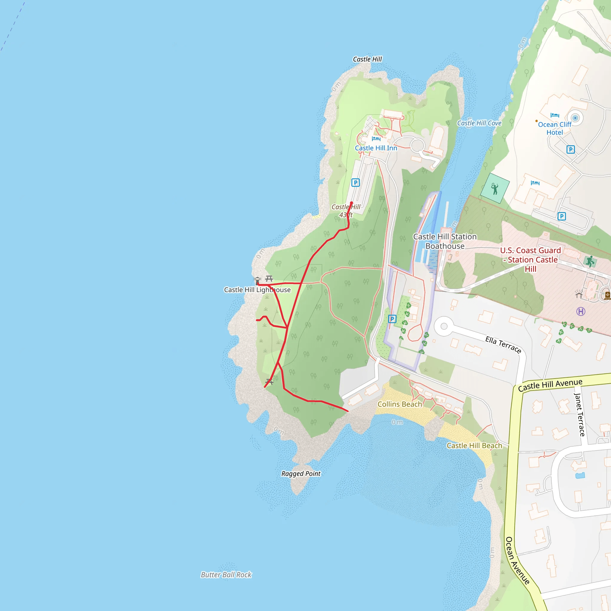 Castle Hill mobile static map