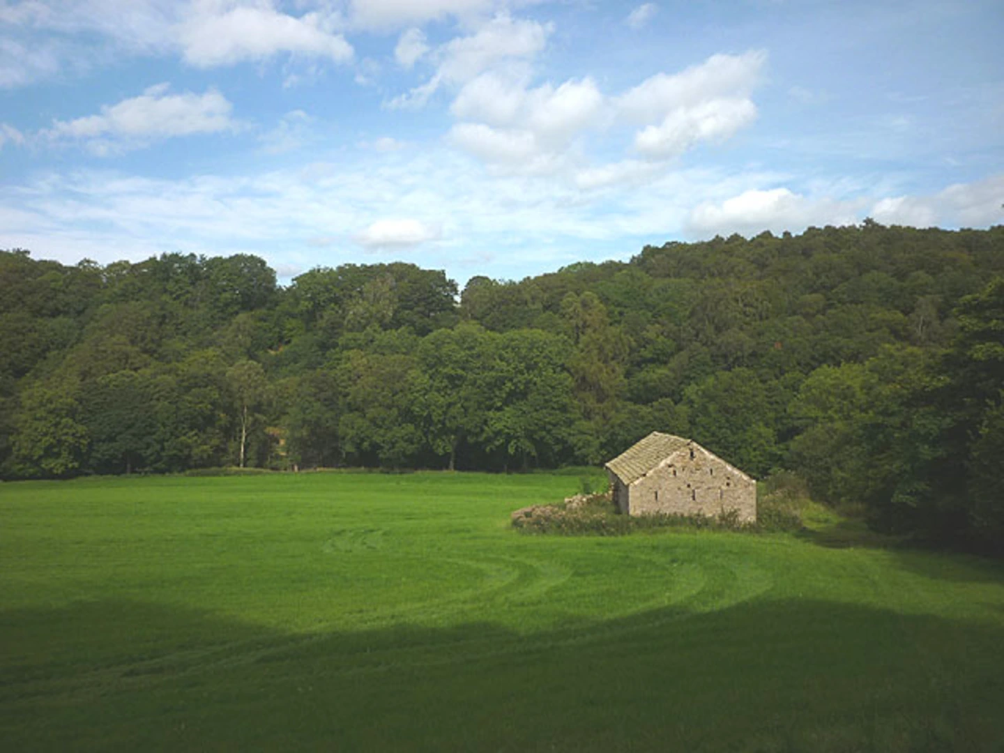 An image depicting the trail Low Bentham Circular Path and its surrounding area.