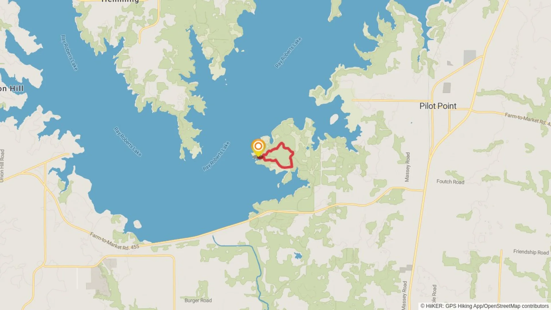 An image depicting the trail Randy Bell Scenic Trail Loop and its surrounding area.