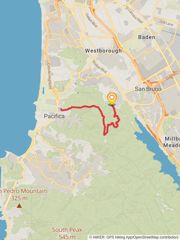 Sweeney Ridge Trail from Sneath Lane