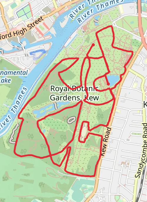 Richmond upon Thames - Race Day mobile static map