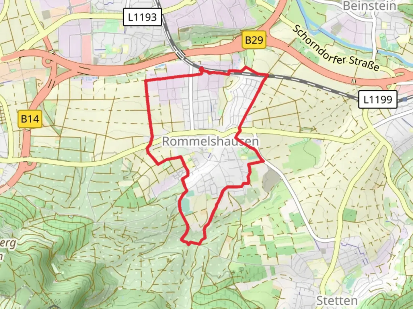 An image depicting the trail Roemer Rundwanderweg and its surrounding area.