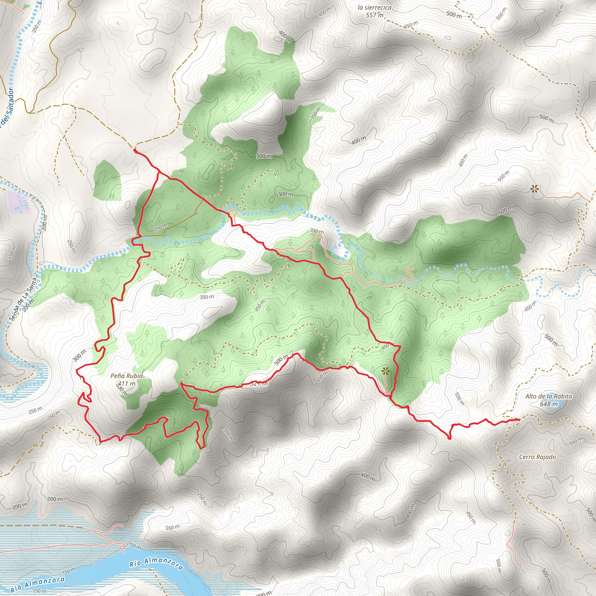 Huercal the old PR A 323 mobile static map
