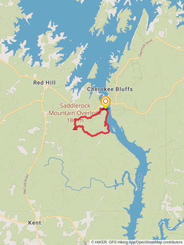 John B Scott Forever Wild and Saddlerock Mountain Overlook Loop Trail