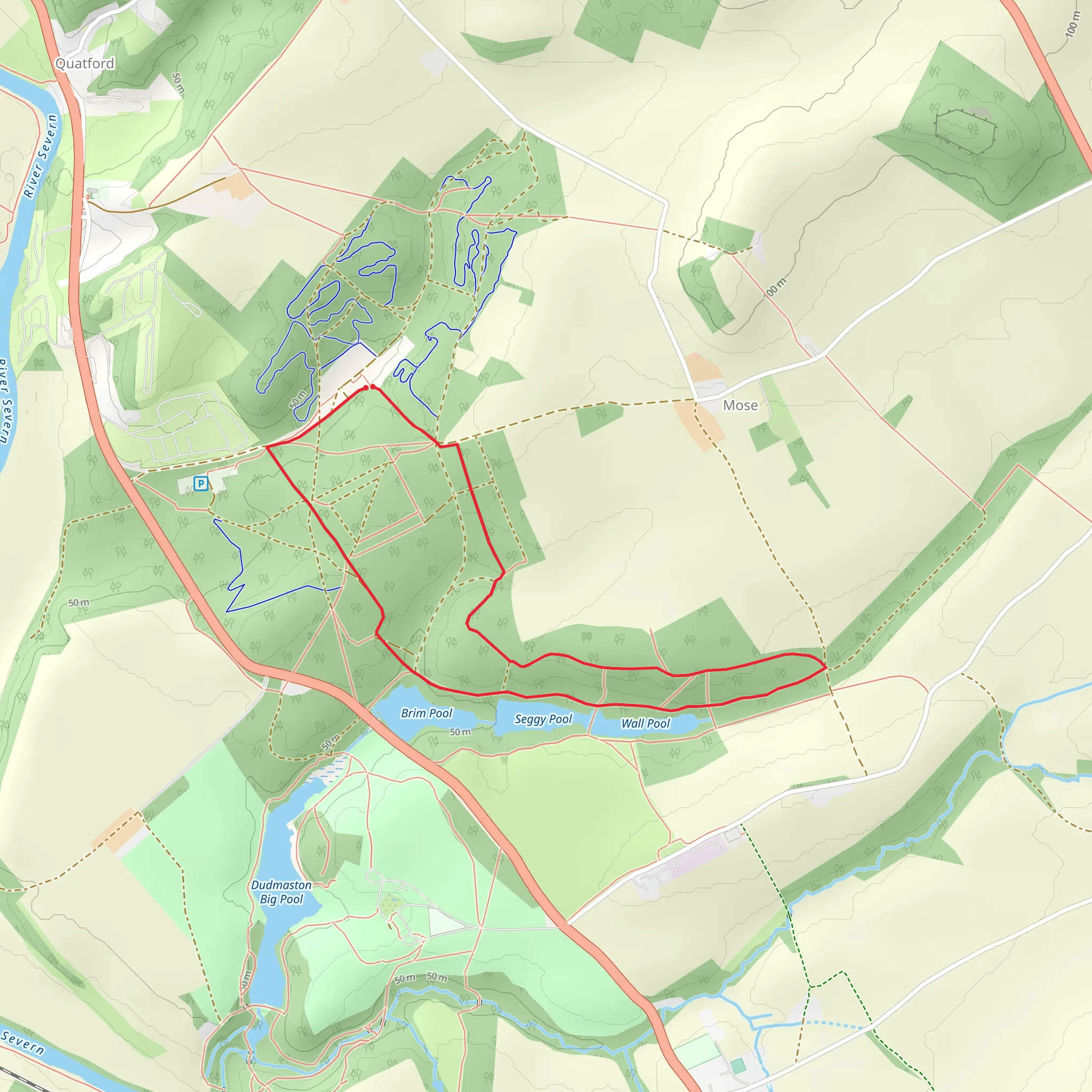 Morfe Walk - Comer Woods mobile static map