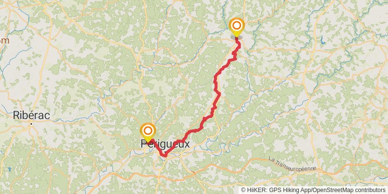 Via Lemovicensis stage 5 Map