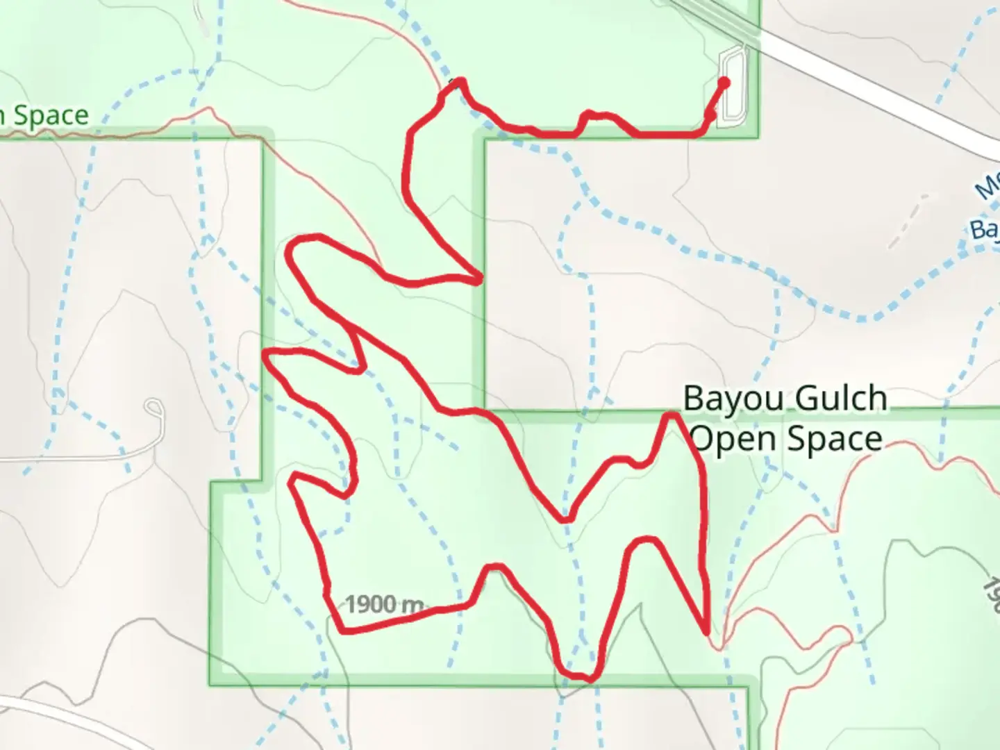 An image depicting the trail Two Bridges Loop Trail and its surrounding area.