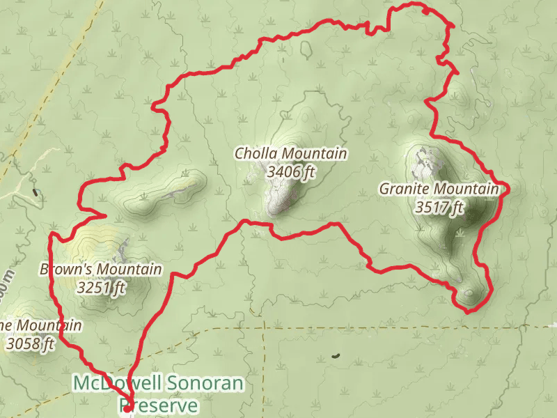 Upper Ranch, High Desert and Balanced Rock Loop