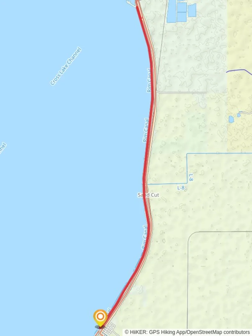 An image depicting the trail Herbert Hoover Dike and its surrounding area.
