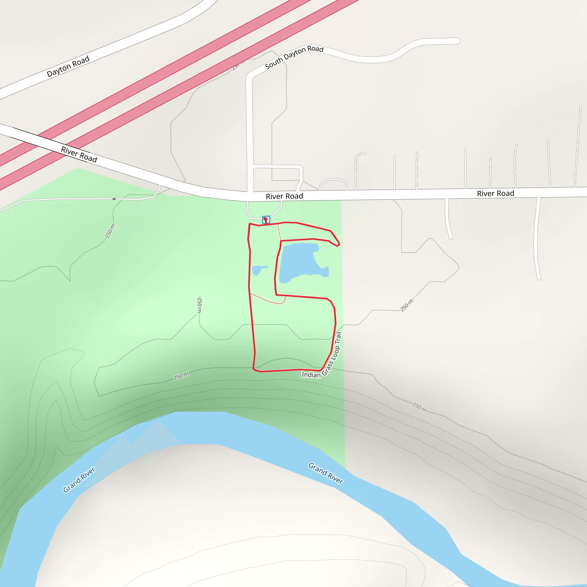 Indian Grass Trail and Orchard Loop Trai mobile static map