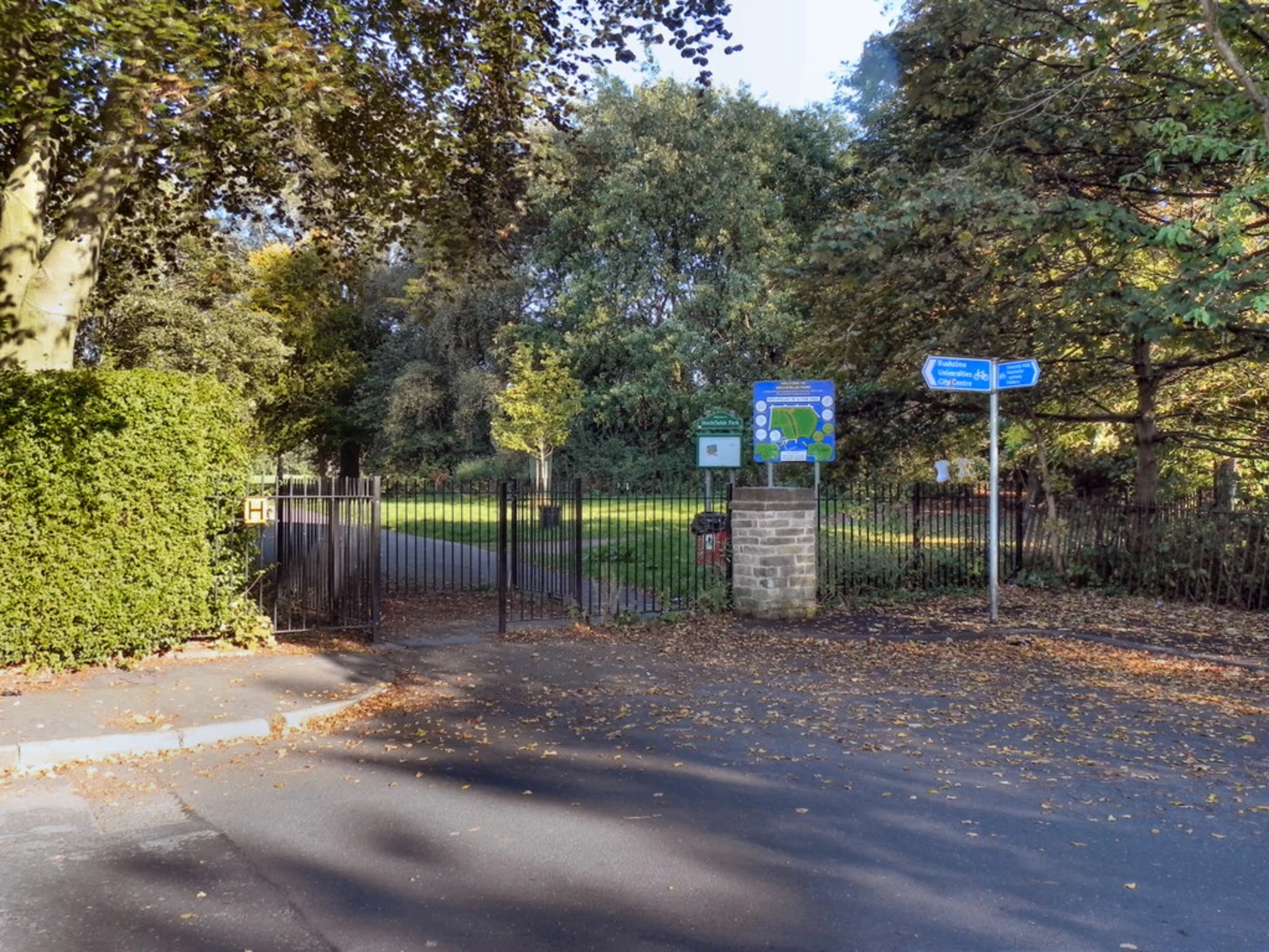 An image depicting the trail Birchfields Park Loop and its surrounding area.