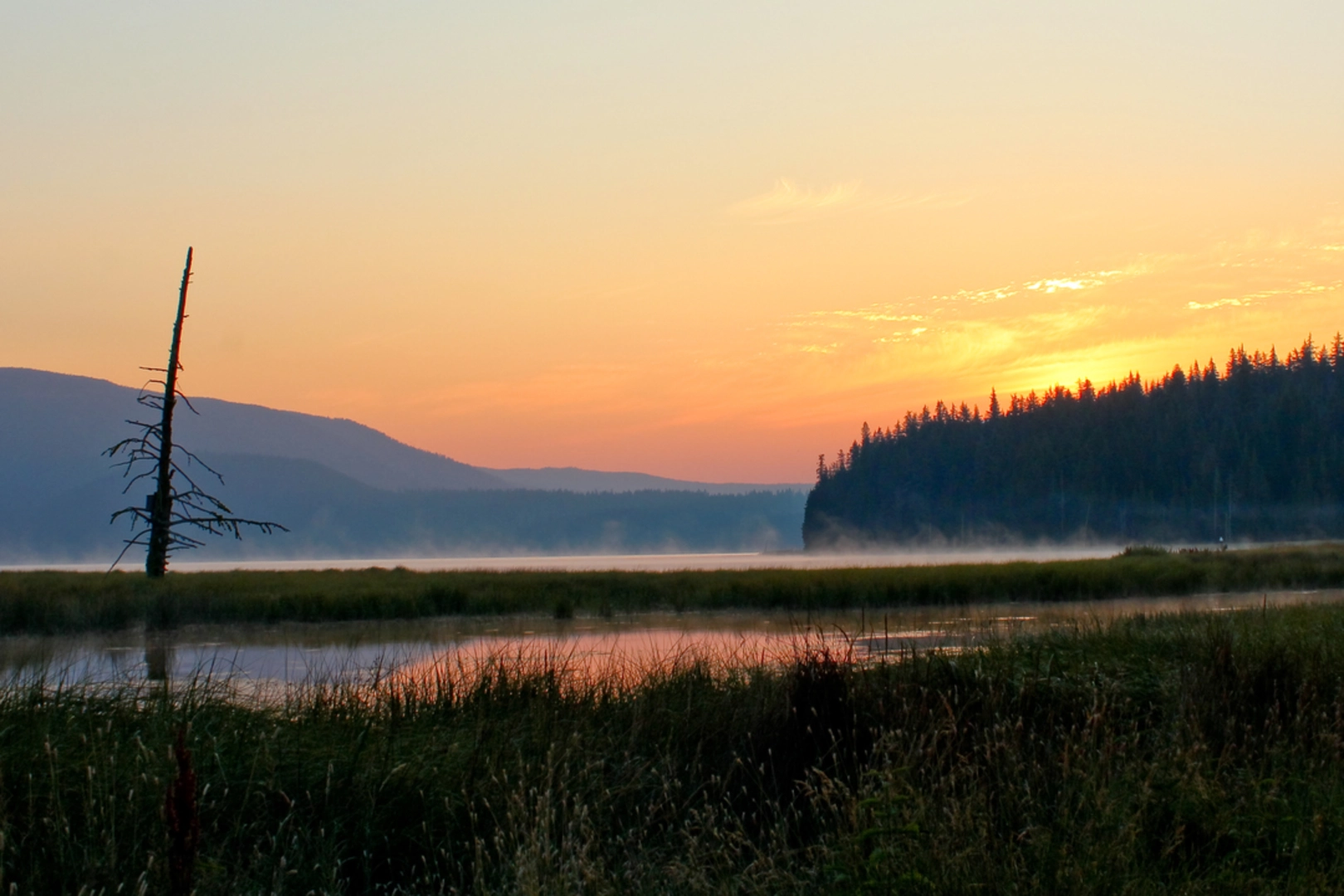 An image depicting the trail Little Crater Tie Trail and its surrounding area.