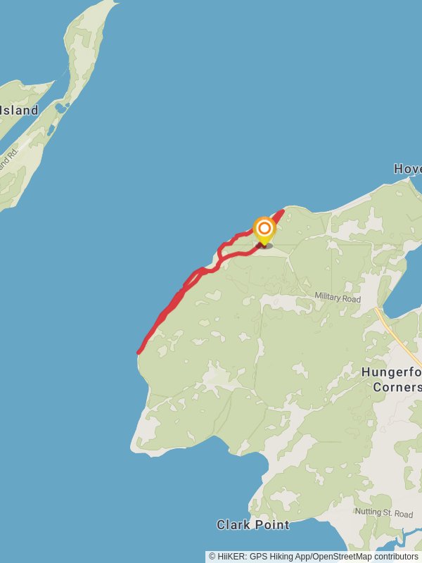Stony Point via Snakefoot Trail mobile static map