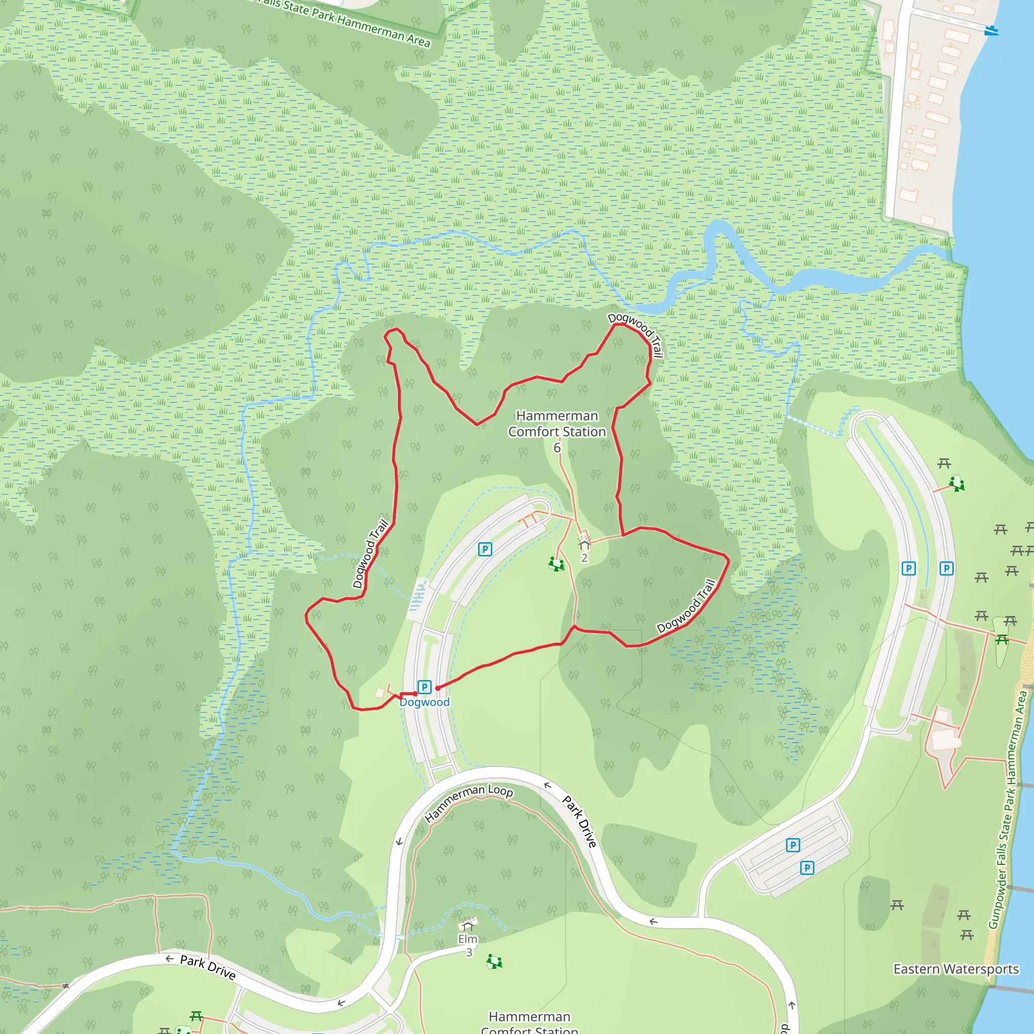 Dogwood Loop mobile static map