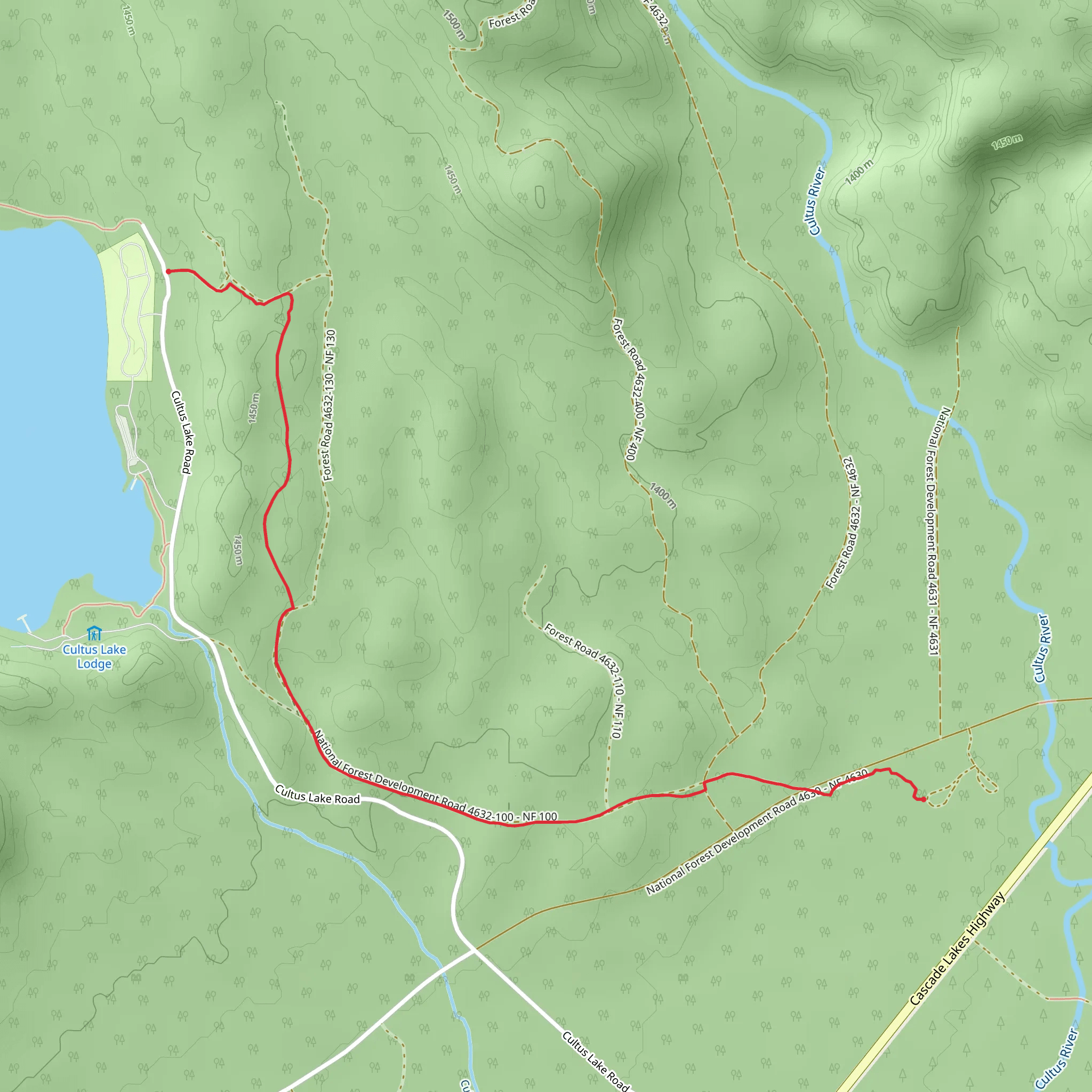Winopee Tie Trail mobile static map