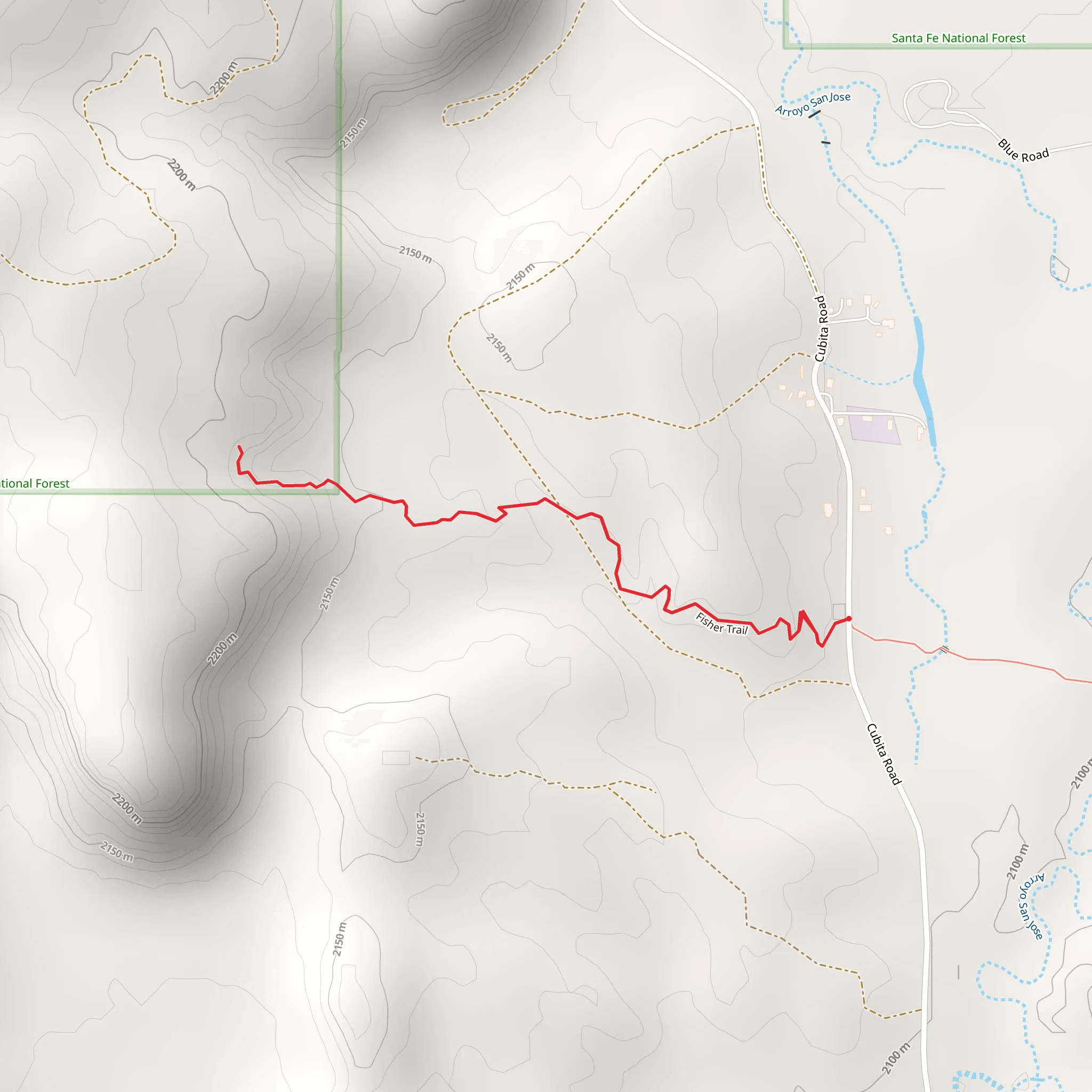 Cubita Road mobile static map