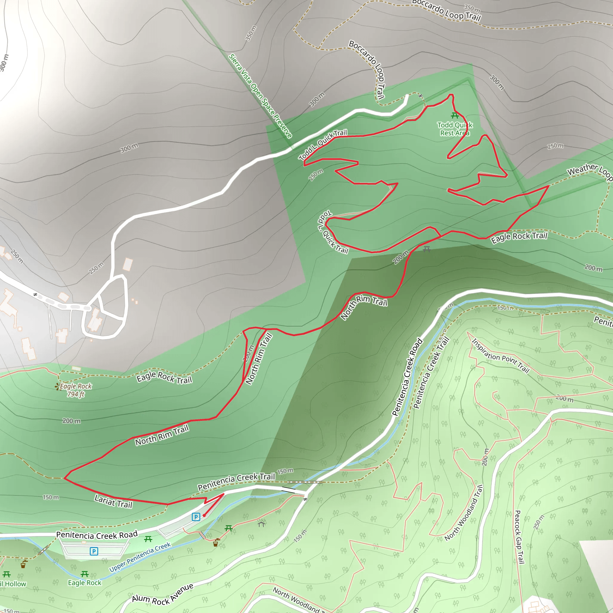 Todd L Quick Loop Trail mobile static map