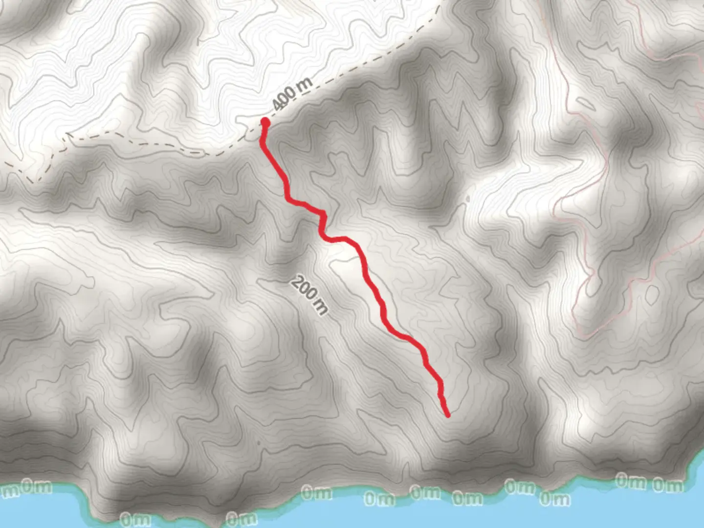 An image depicting the trail Los Pinos del Sur Trail and its surrounding area.