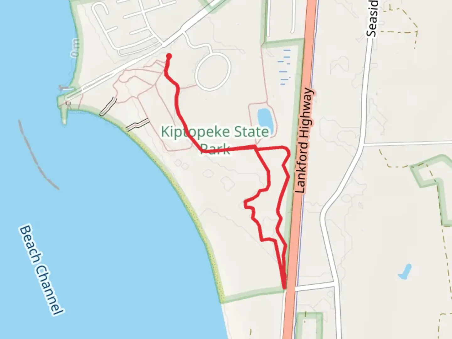 An image depicting the trail Baywoods and Songbird Loop Trail and its surrounding area.