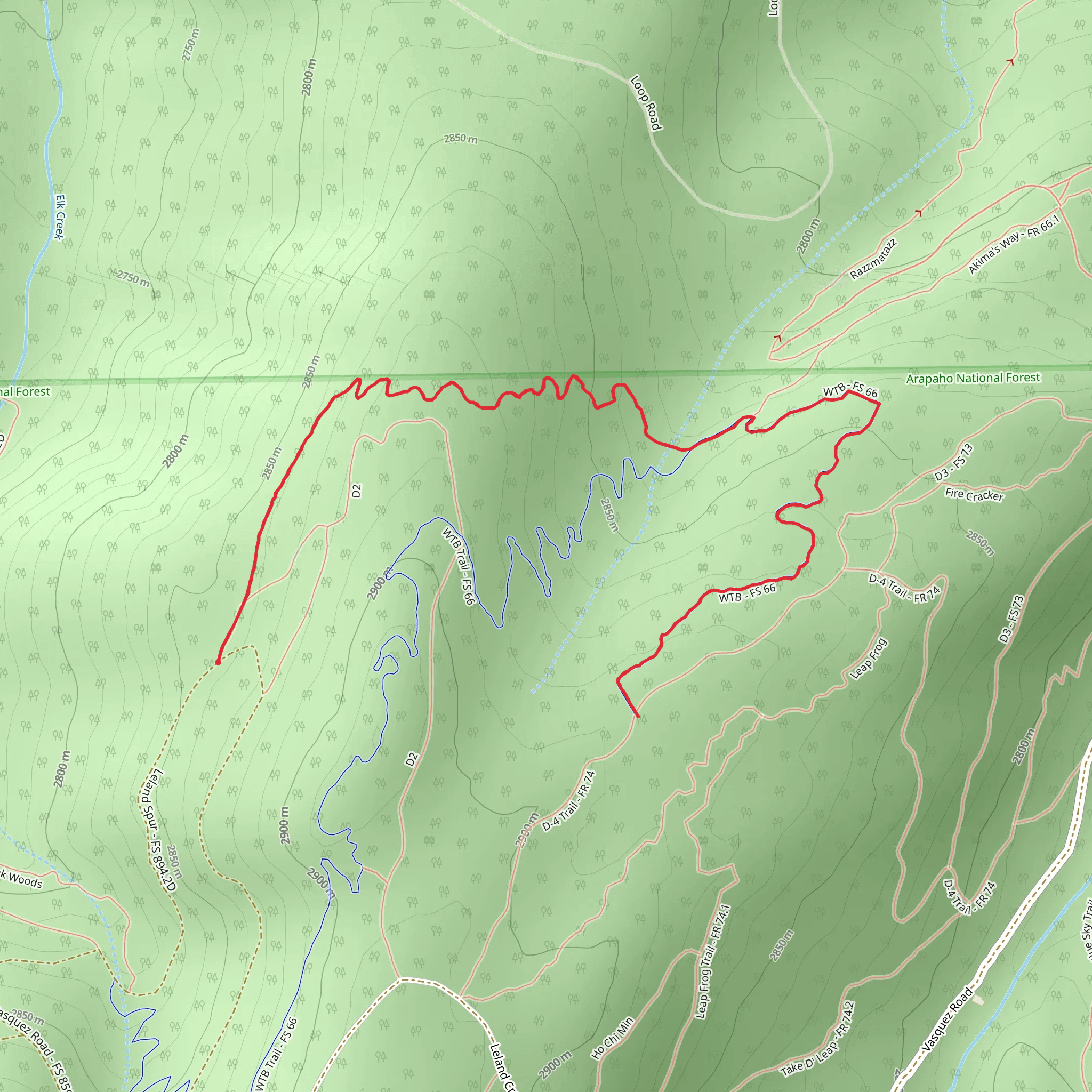 WTB Trail mobile static map