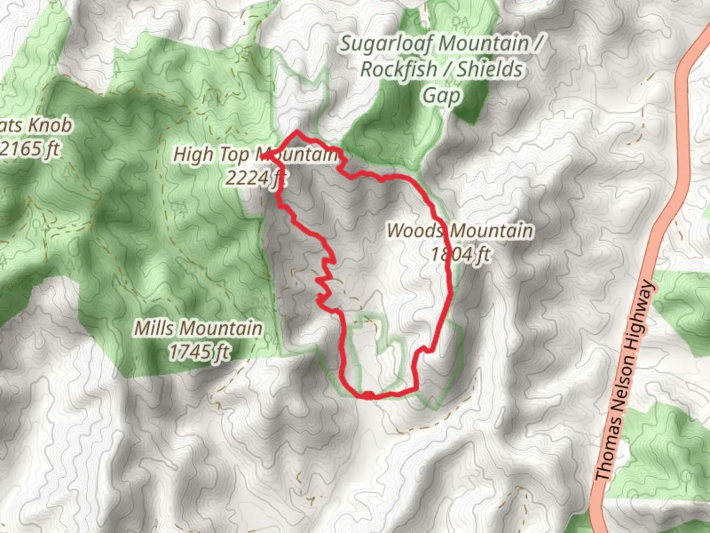 An image depicting the trail Fortune's Cove Yellow Loop Trail - Long and its surrounding area.