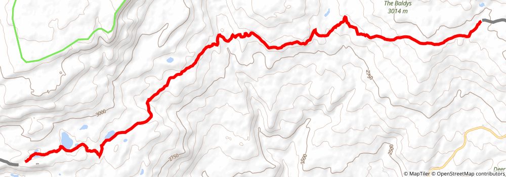 American Discovery Trail South Route stage 313 Map