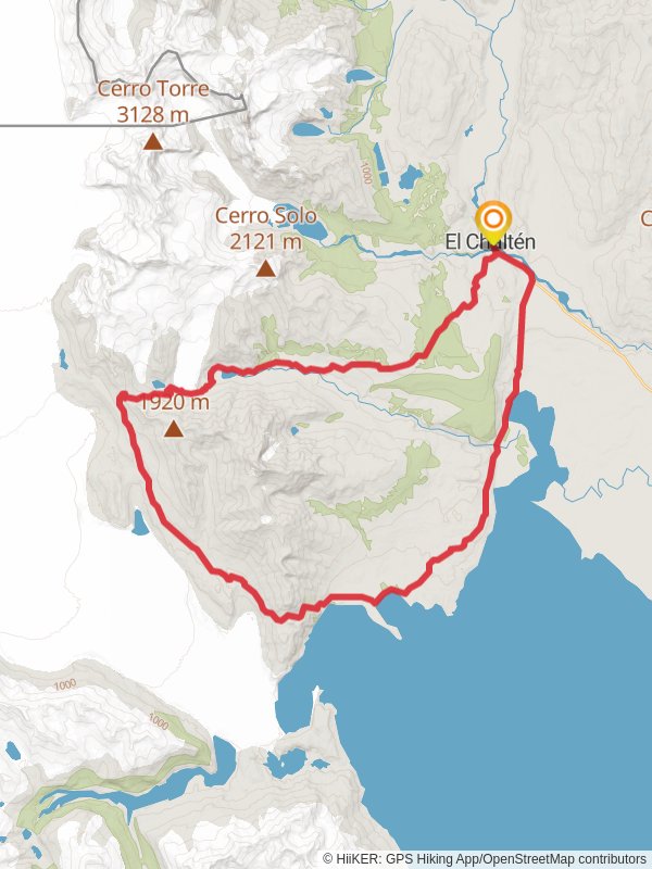 Huemul Circuit mobile static map