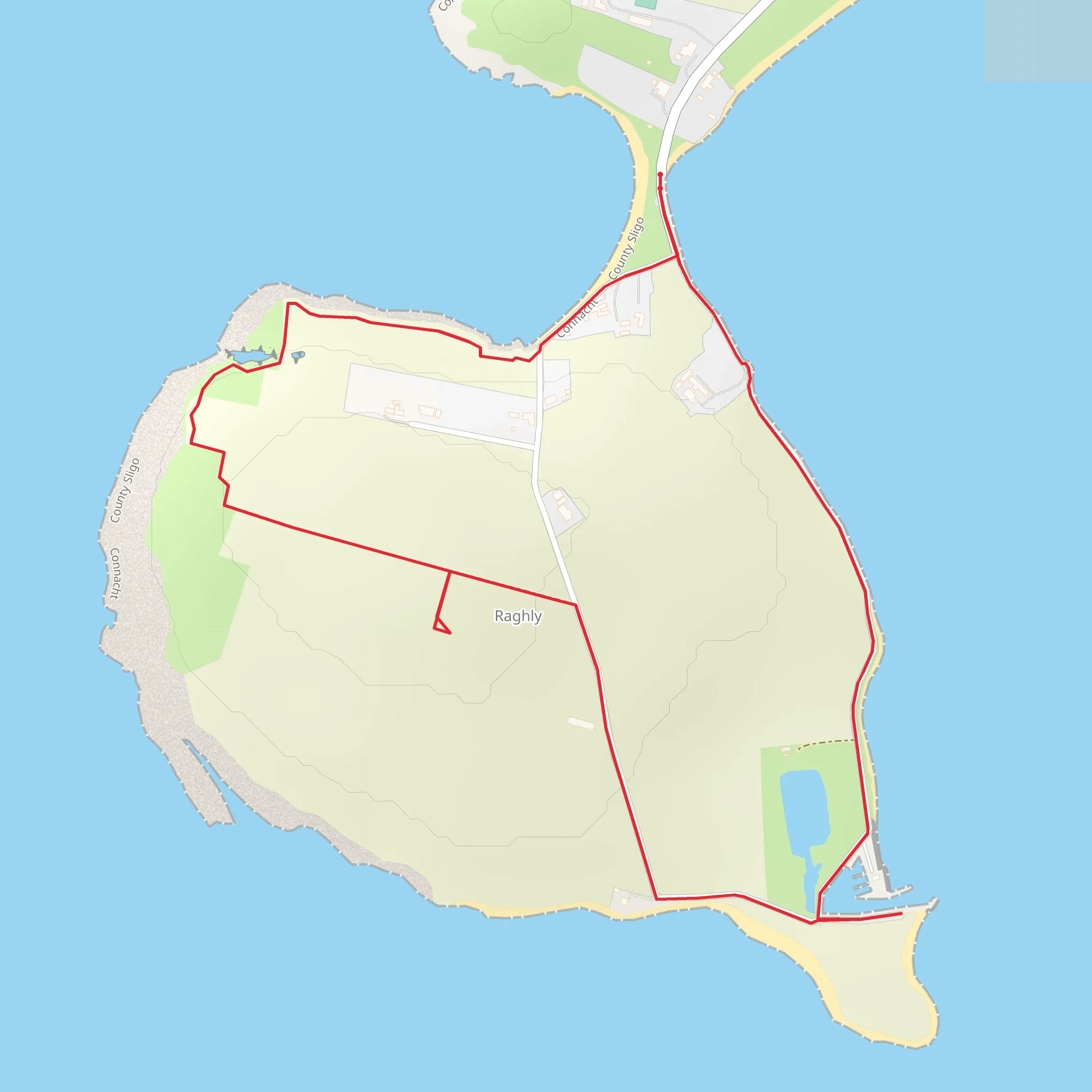 Raghly Loop - Sligo mobile static map