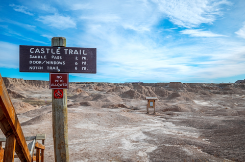 An image depicting the trail Castle Trail and its surrounding area.