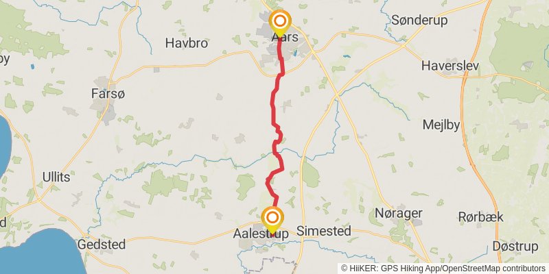 Hærvejen stage 9 Map