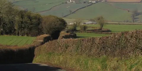 An image depicting the trail Englishcombe - Inglesbatch - Priston Mill and Wilmin and its surrounding area.
