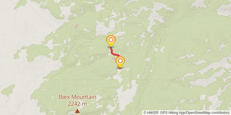 Porcupine Ibex Trail stage 2 Map