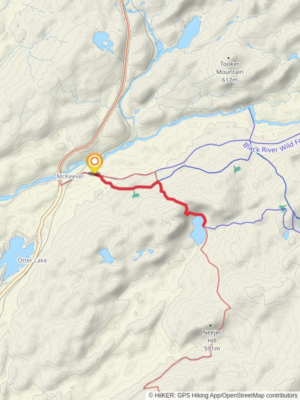 Bear Lake via Black River Wild Forest