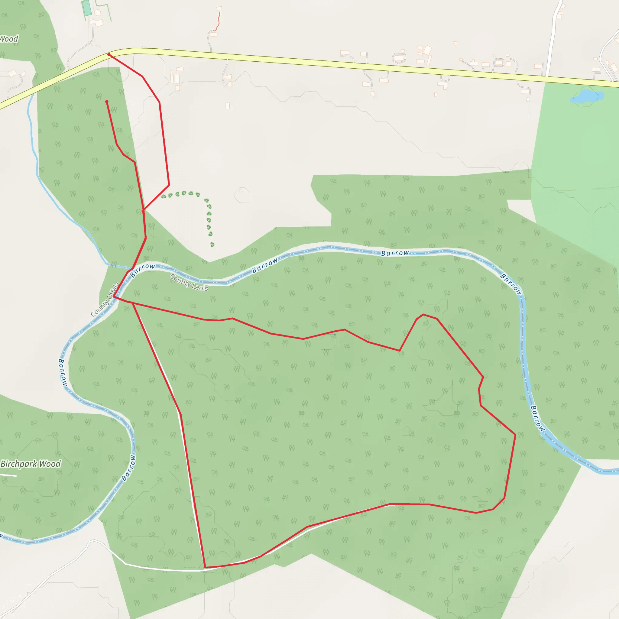 Garryhinch - Garryhinch Loop mobile static map