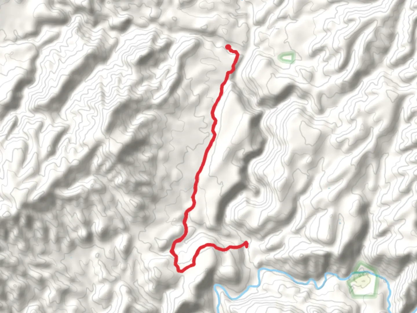 An image depicting the trail Pat Mountain Trail via Pat Mesa Trail and its surrounding area.