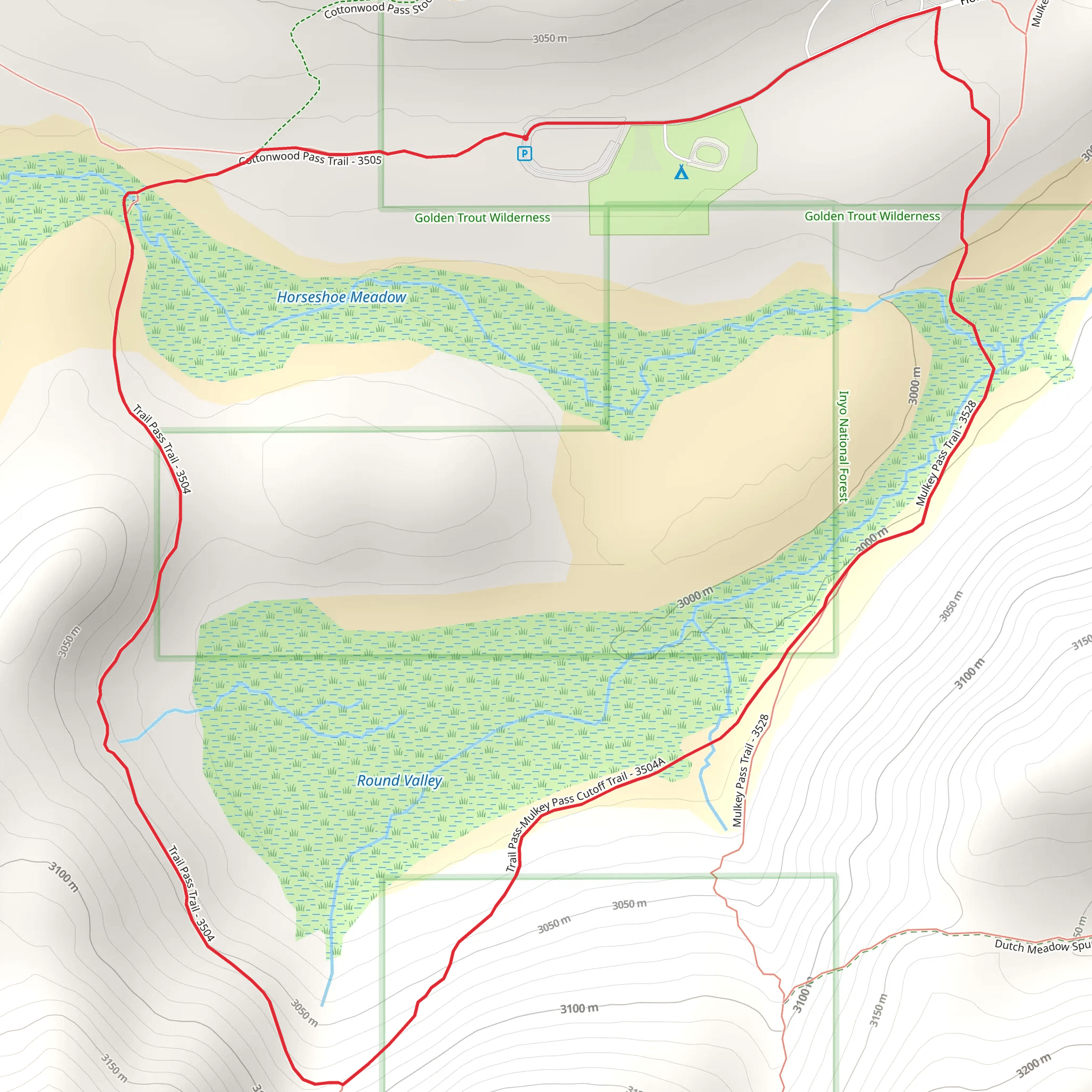 Trail Pass Loop Trail mobile static map