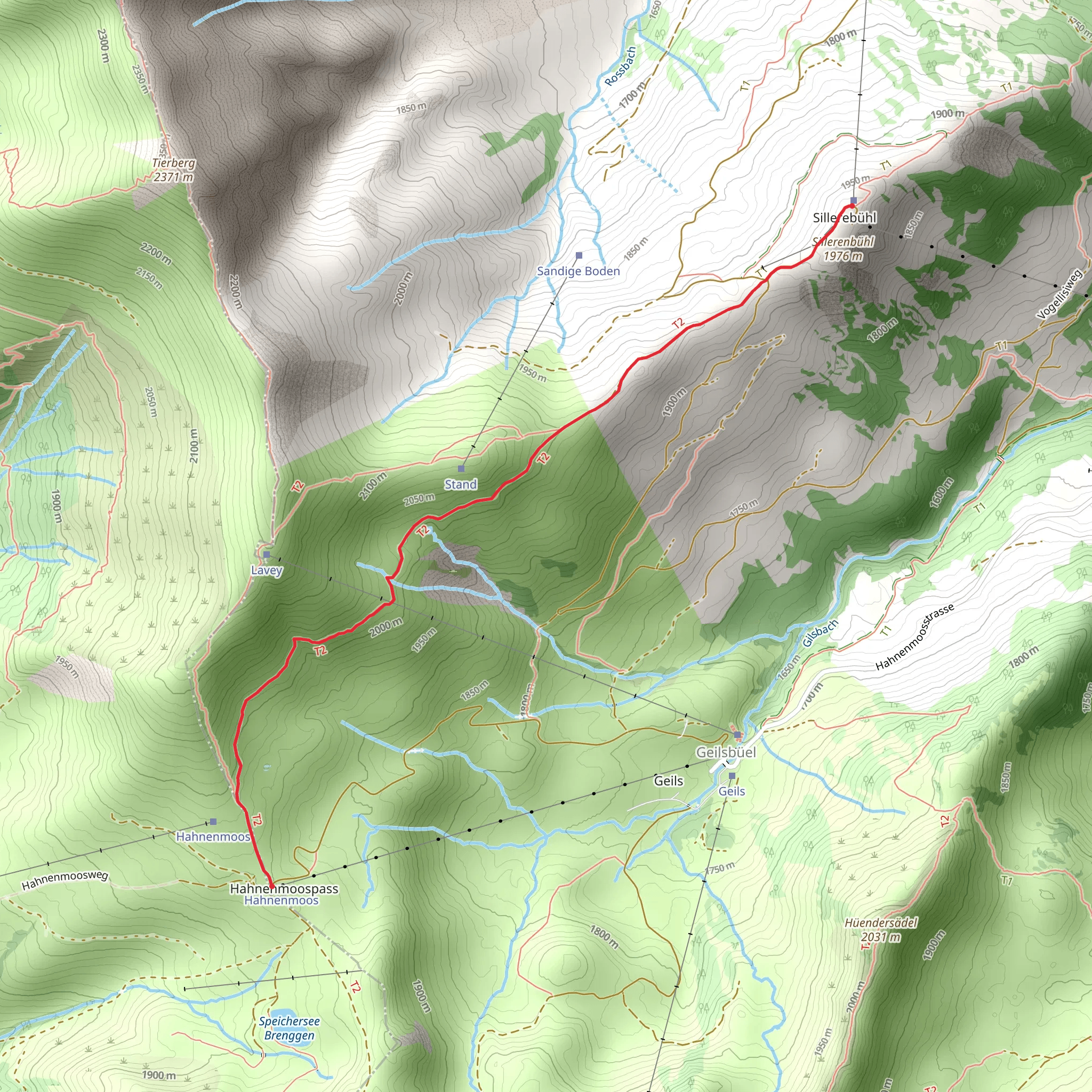 Adelboden Flower Trail mobile static map