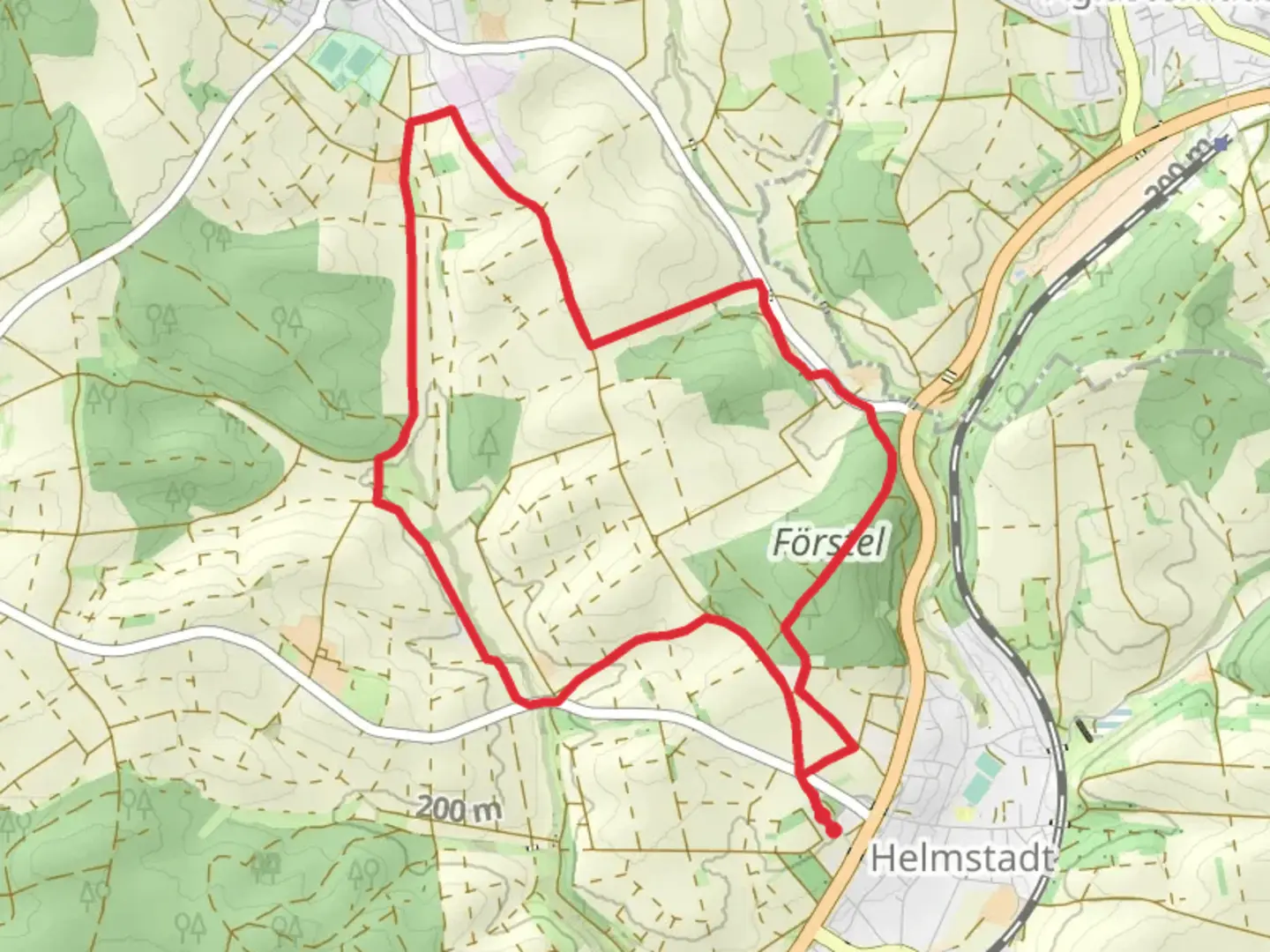 An image depicting the trail Planweg and its surrounding area.