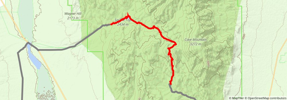 American Discovery Trail South Route stage 334 Map