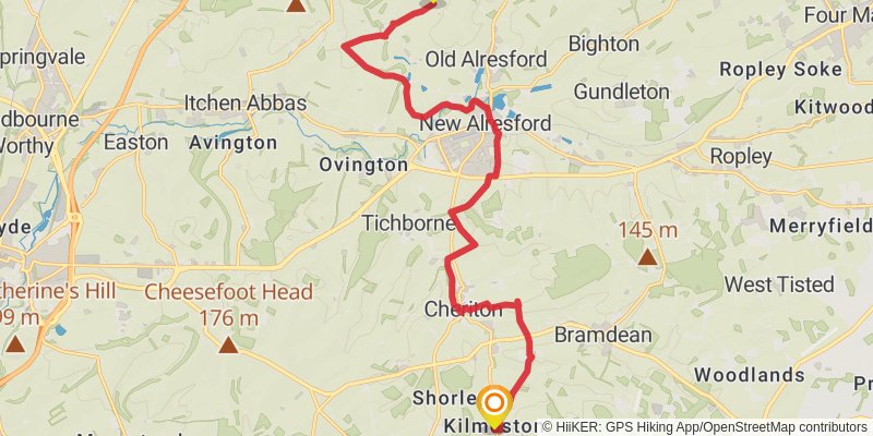 Hampshire Loop stage 5 Map