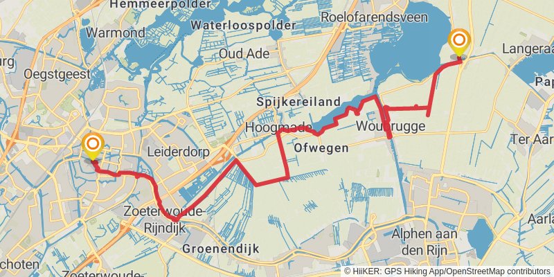 Marskramerpad stage 15 Map