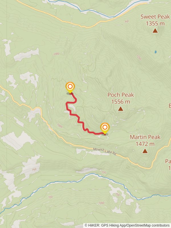 Evans 1146 Trail mobile static map