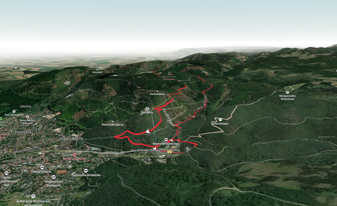 Baumwipfelpfad Harz via Kaiserweg